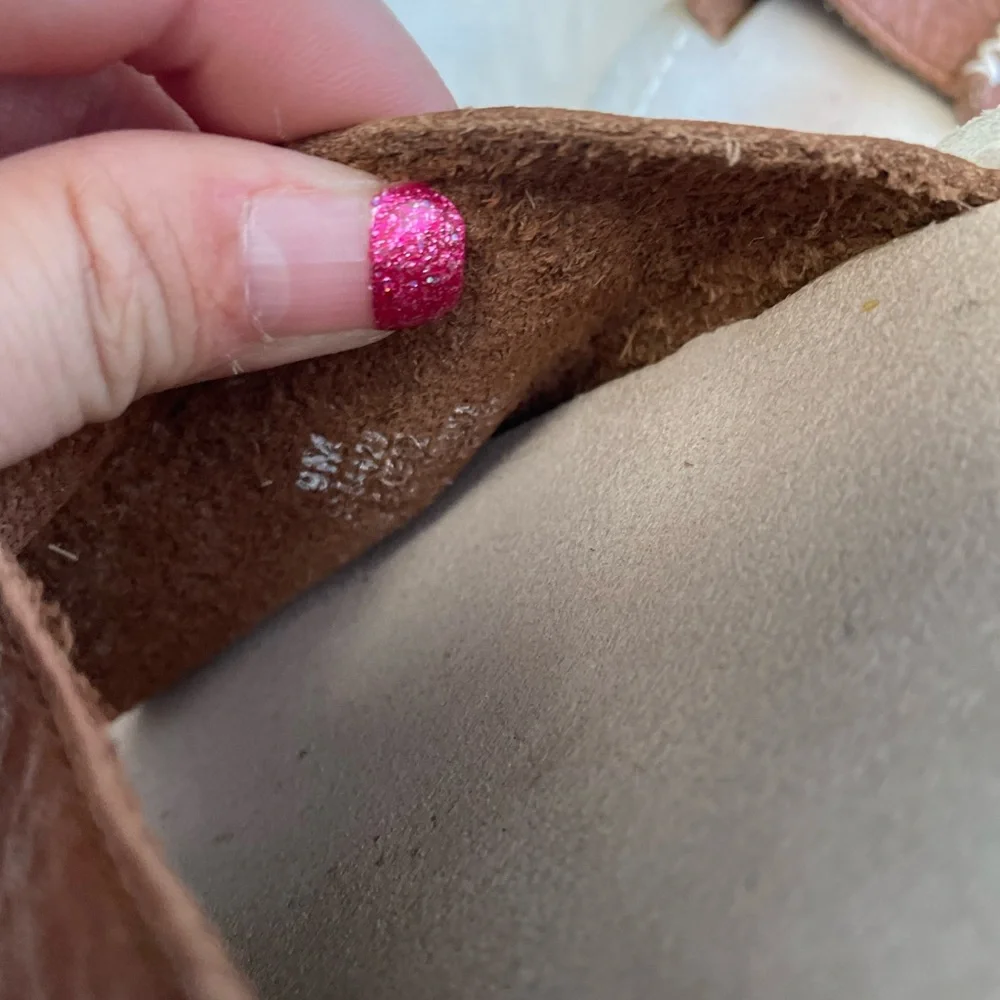 Sperrys leather sandals sz 9 - Picture 2 of 3